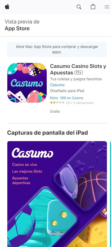 casumo-casino-móvil-app-android-página-principal