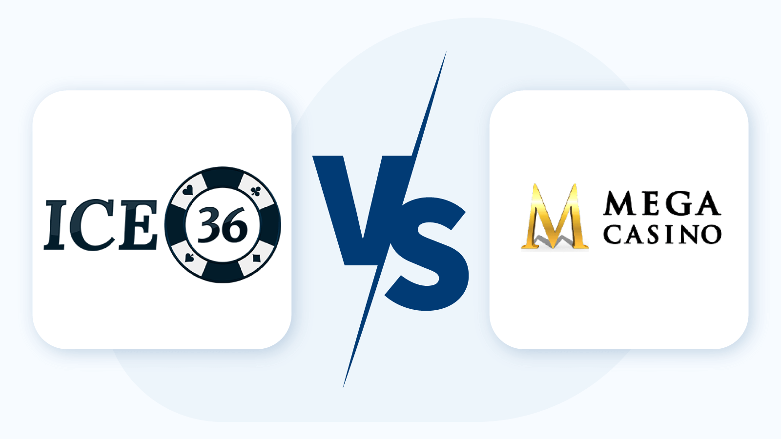 Comparativa entre ICE36 y Mega Casino