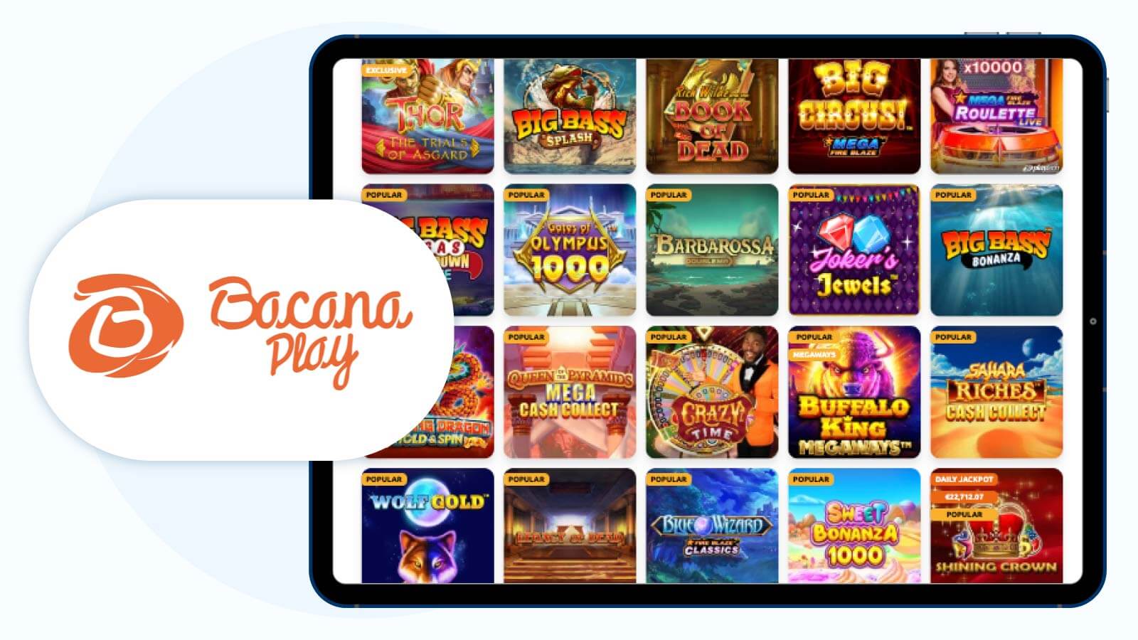 BacanaPlay Casino - Mejor Casino Nuevo para Tragaperras