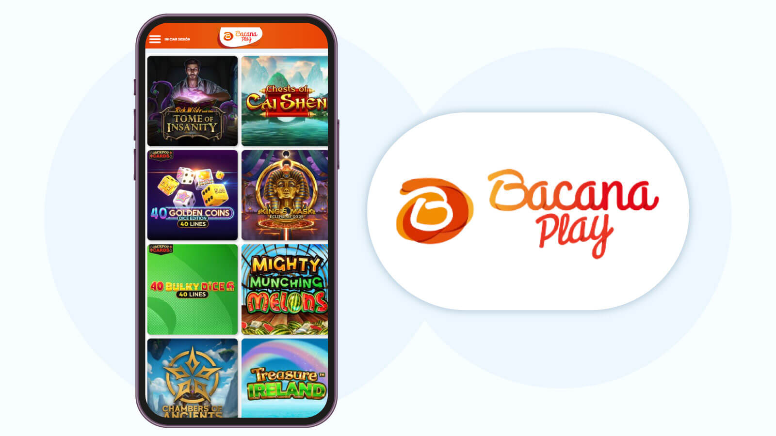 BacanaPlay - Mejor Casino Móvil para Tragaperras