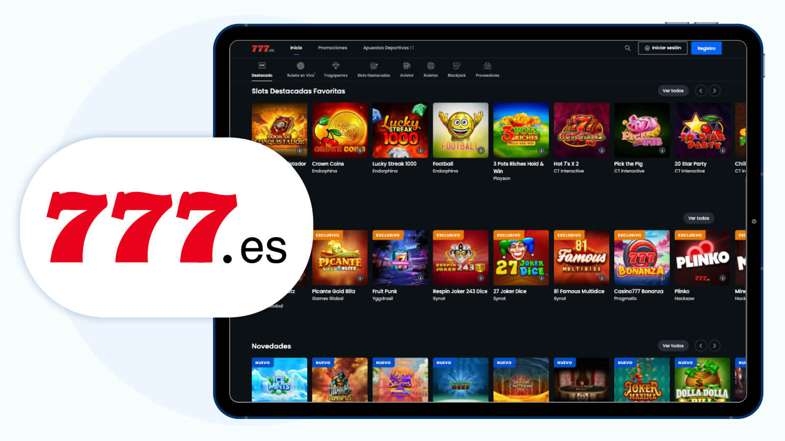 Mejor Casino PayPal en General: Casino777
