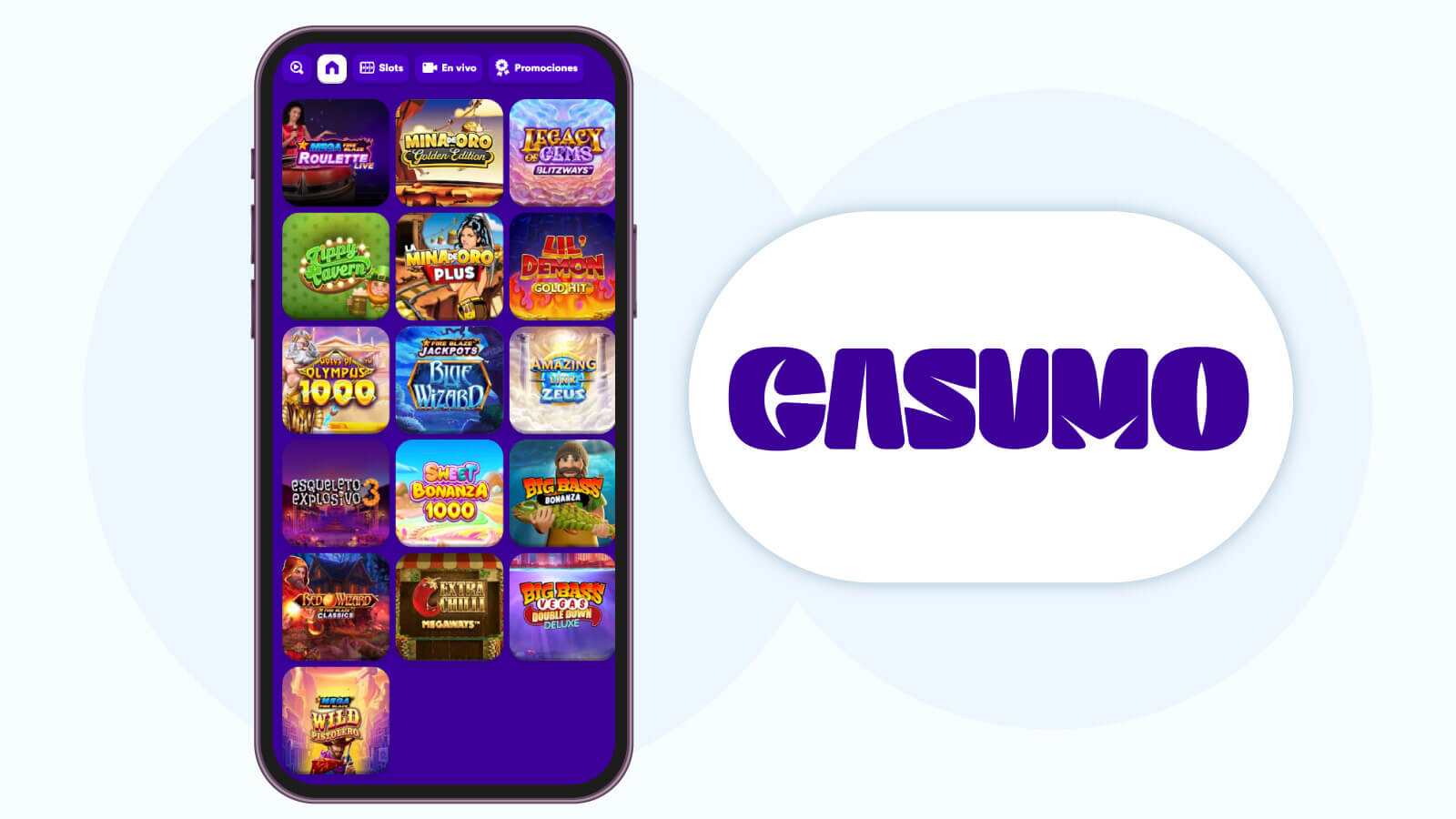 Casumo - Mejor Casino Móvil con PayPal